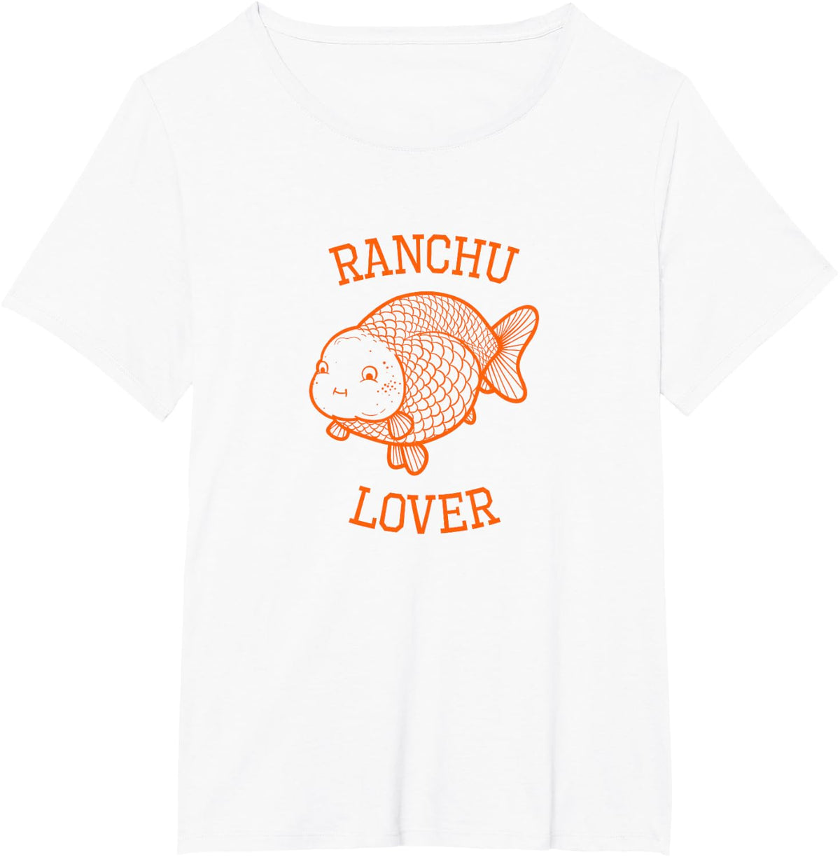 Ranchu Goldfish Tee Shirt For Fish Lovers T-Shirt - White