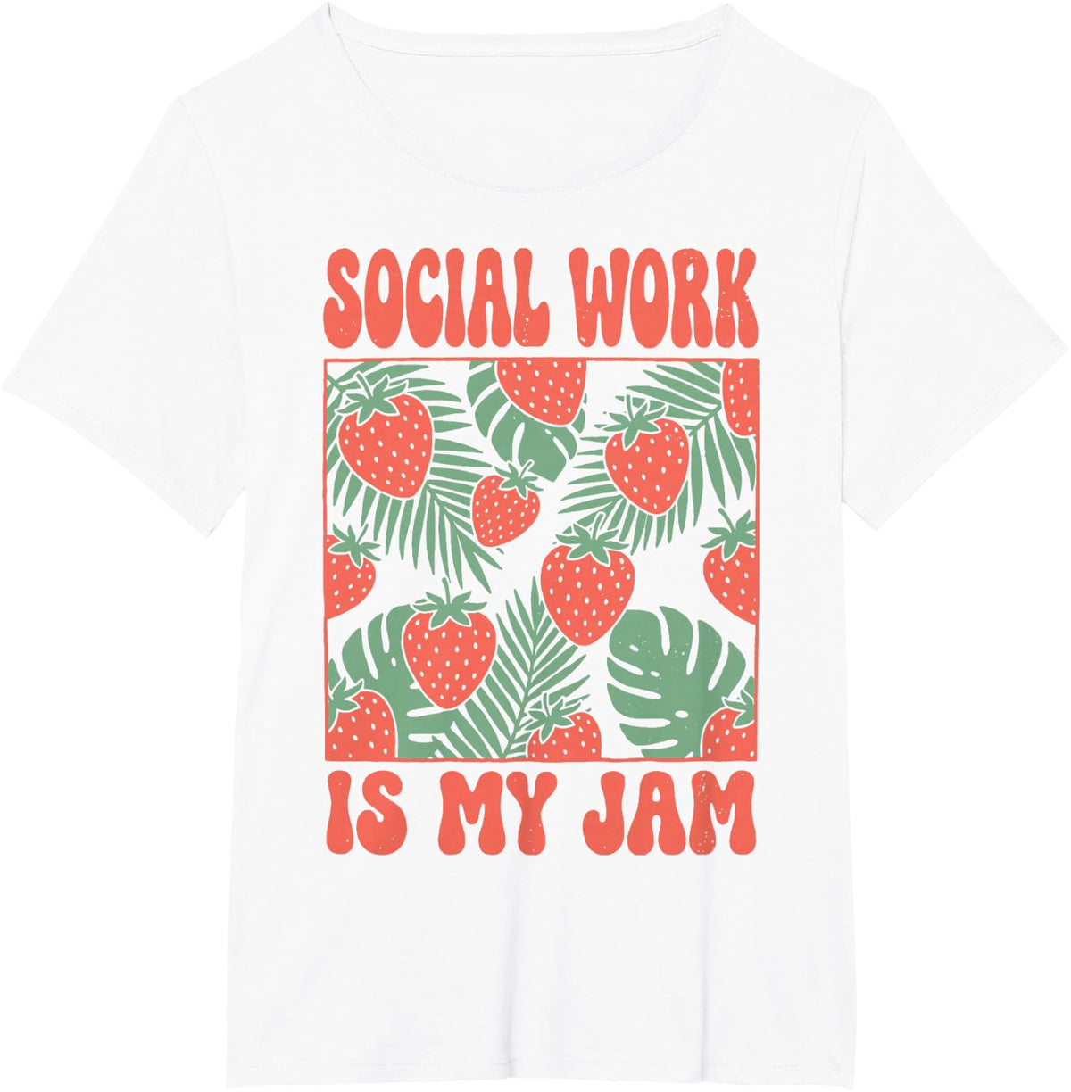 Social Work is My Jam T-Shirt - White