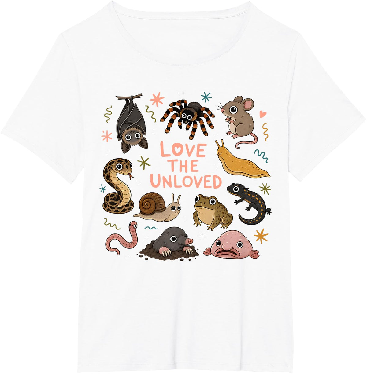 Love The Unloved Bugs Insect Entomology Entomologist Science T-Shirt - White