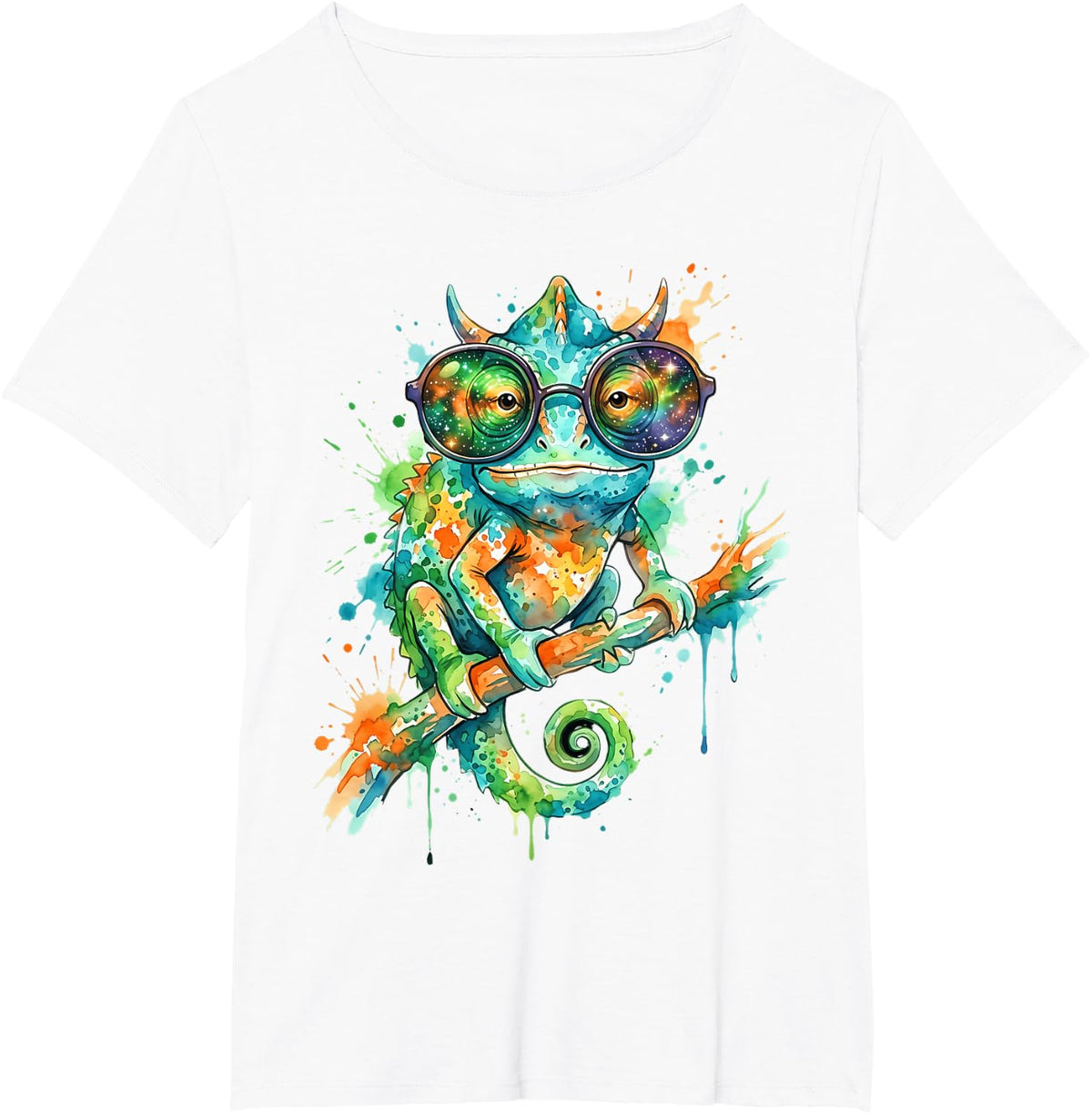 Chameleon Splash T-Shirt - White