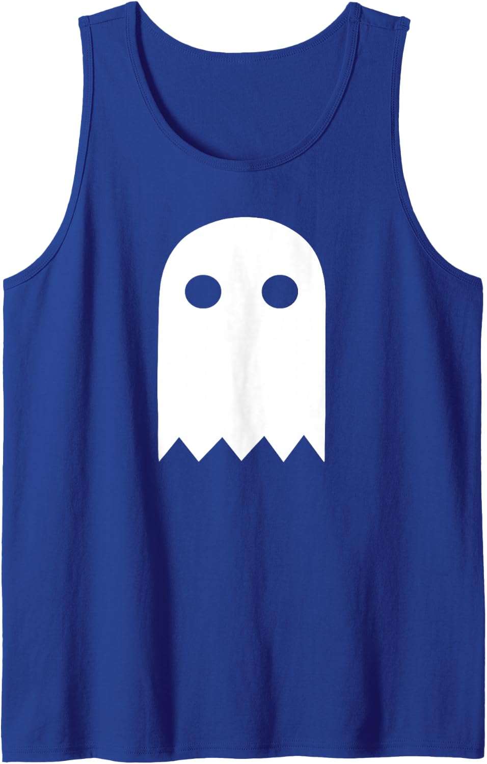 Halloween Ghost Sleeveless Tank Top - Royal Blue
