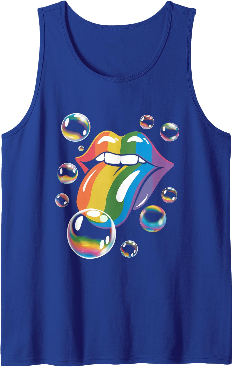 LGBTQ Gift Equality Ally Lesbian Queer Parade Transgender Tank Top - Royal Blue