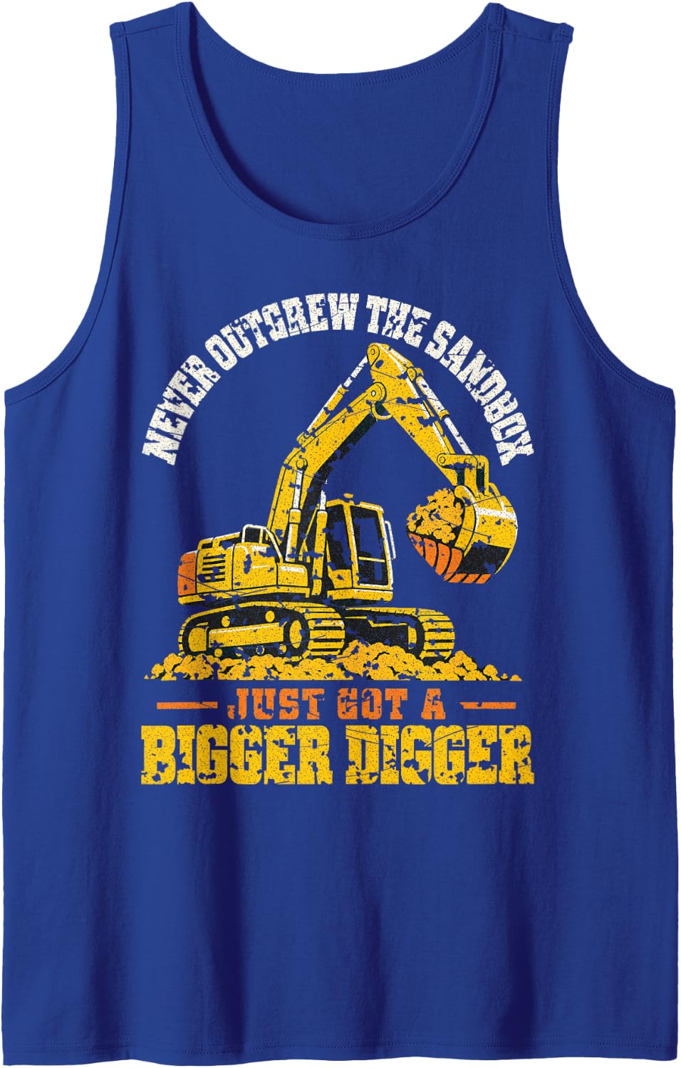 Big Rig Truck Driver Sleeveless Tank Top - Royal Blue