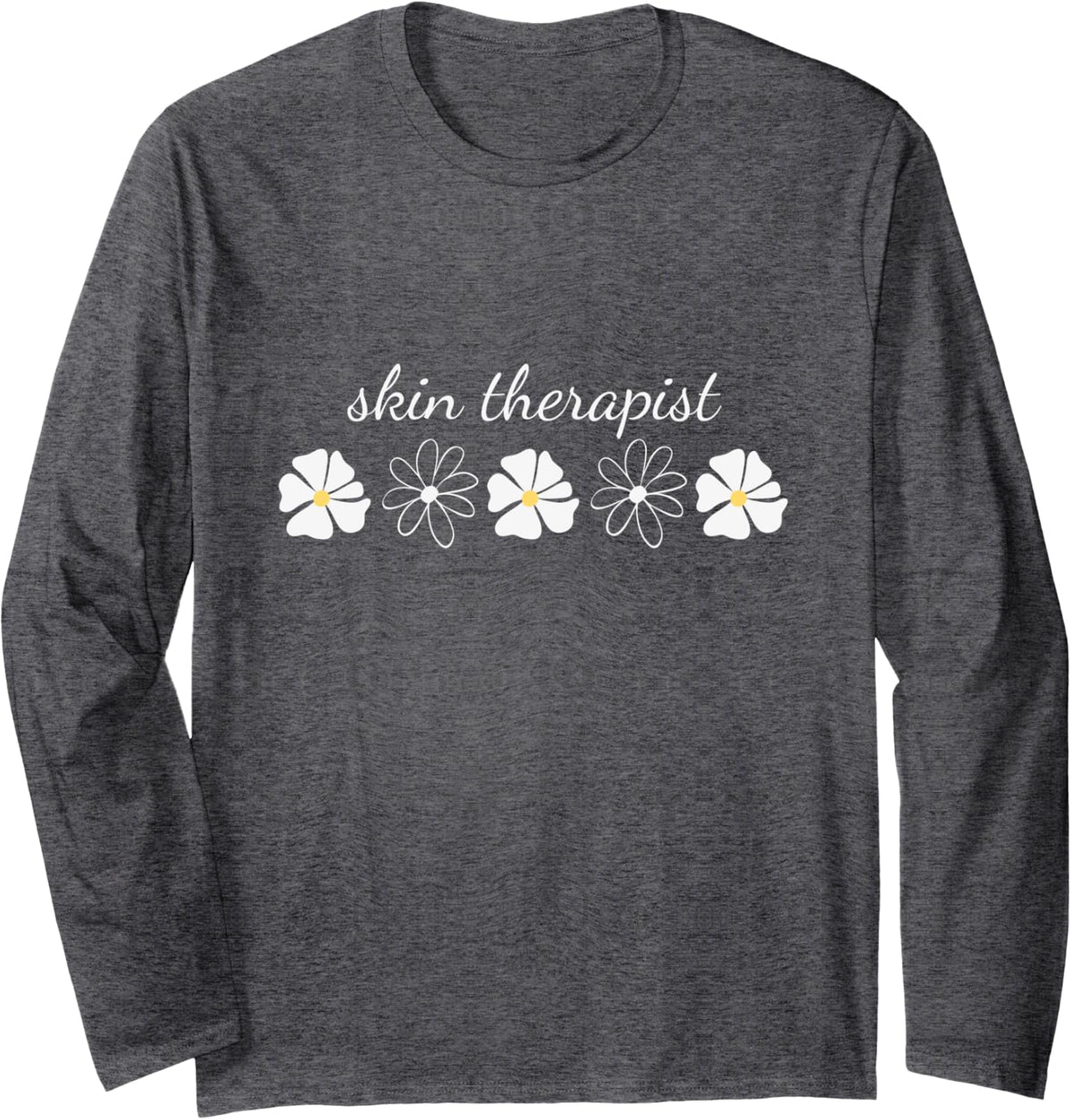 Therapy Long Sleeve T-Shirt - Adult Unisex Dark Heather Grey