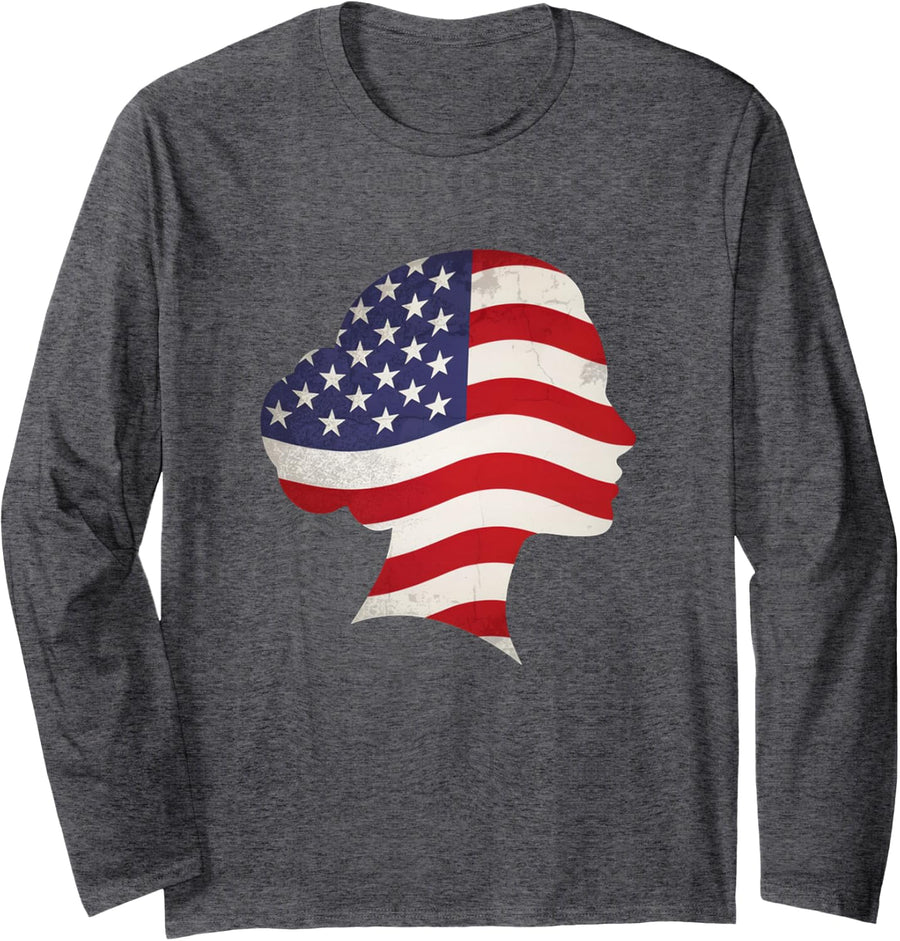 Esthetician Skincare USA Long Sleeve T-Shirt - Adult Unisex Dark Heather Grey