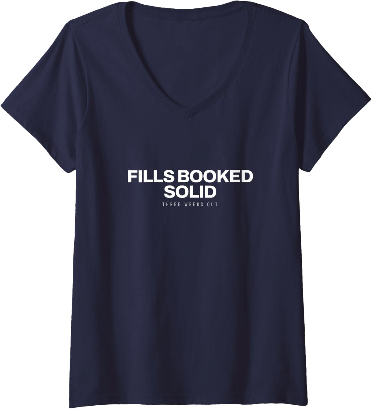 Women's Nail Tech Nail Studio Manicure Manicurist Nail Art V-Neck T-Shirt - Navy Blue