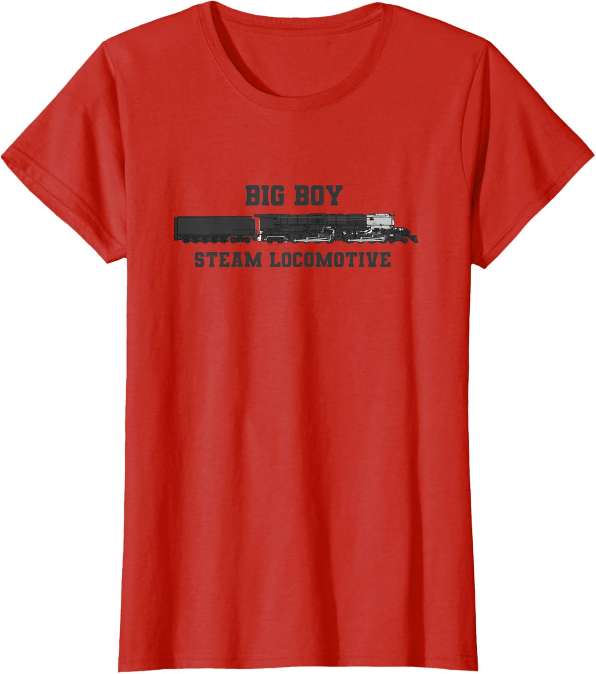 "Big Boy" Steam Locomotive T-Shirt - Red