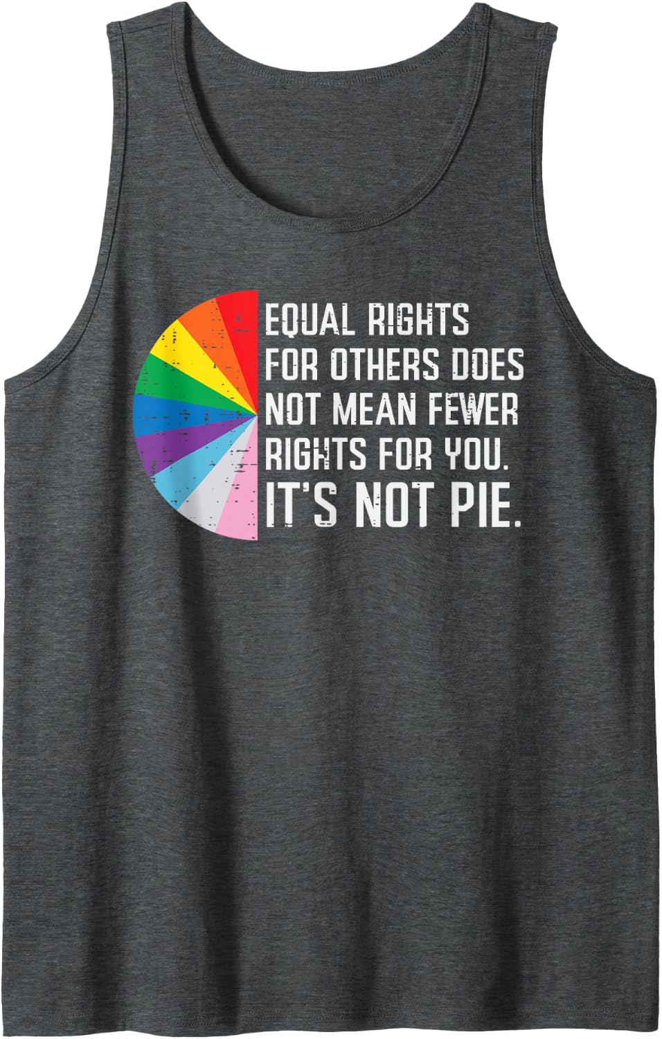 Lgbt Equal Rights For Others Gay Pride Month Men Women Kids Tank Top - Dark Heather Grey