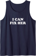 I can repair them Sleeveless Tank Top - Navy Blue