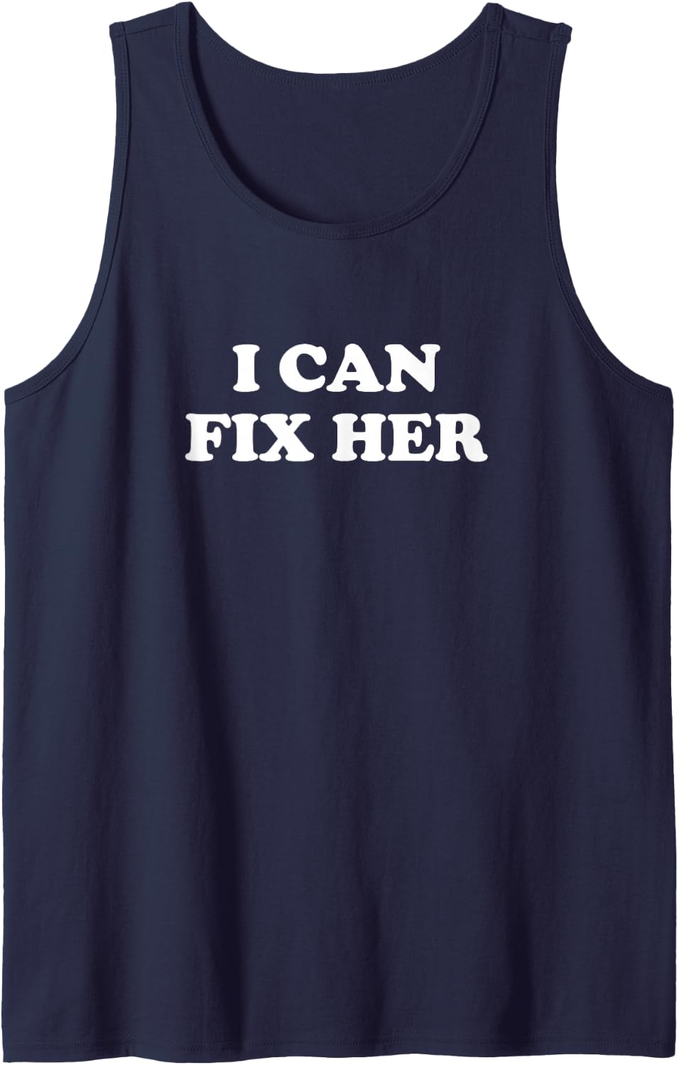 I can repair them Sleeveless Tank Top - Navy Blue