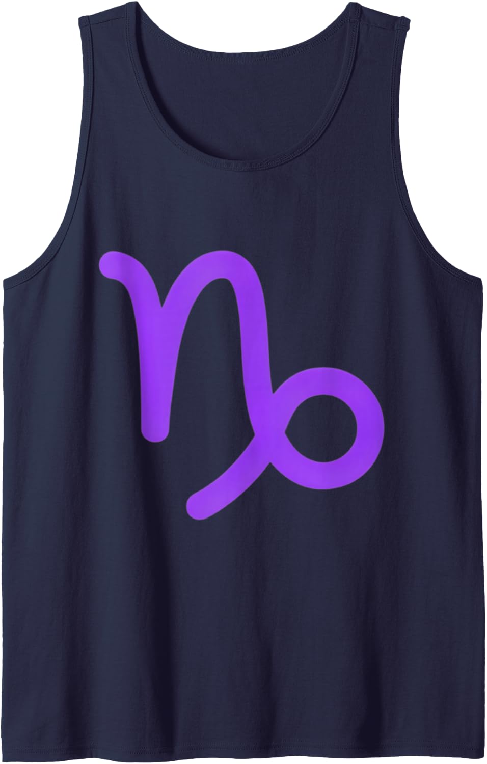 Astrology Sleeveless Tank Top - Navy Blue
