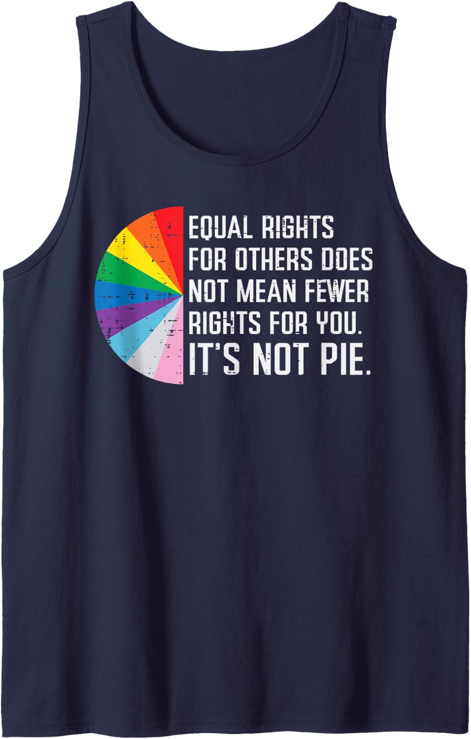 Lgbt Equal Rights For Others Gay Pride Month Men Women Kids Tank Top - Navy Blue