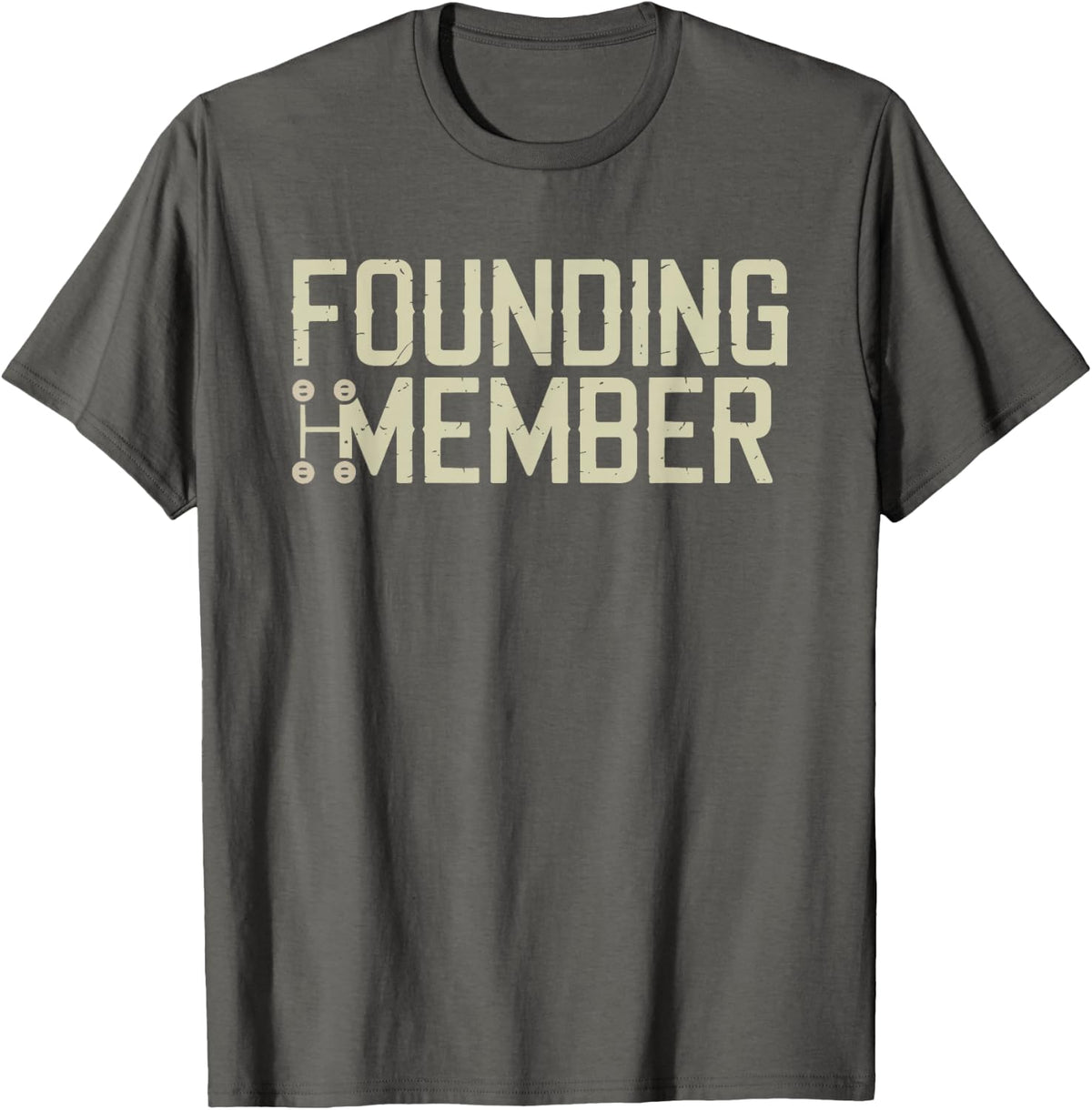 Manual Transmission Preservation Society Founding Member T-Shirt - Asphalt Grey
