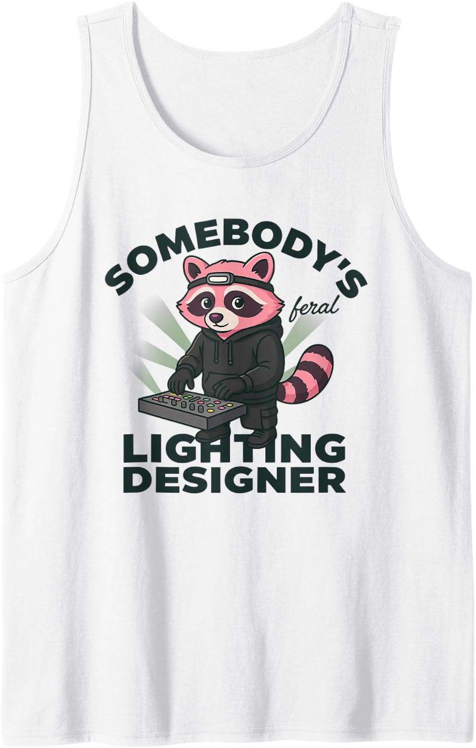 Lighting Designer Stage Theatrical Architectural Tech Sleeveless Tank Top - White