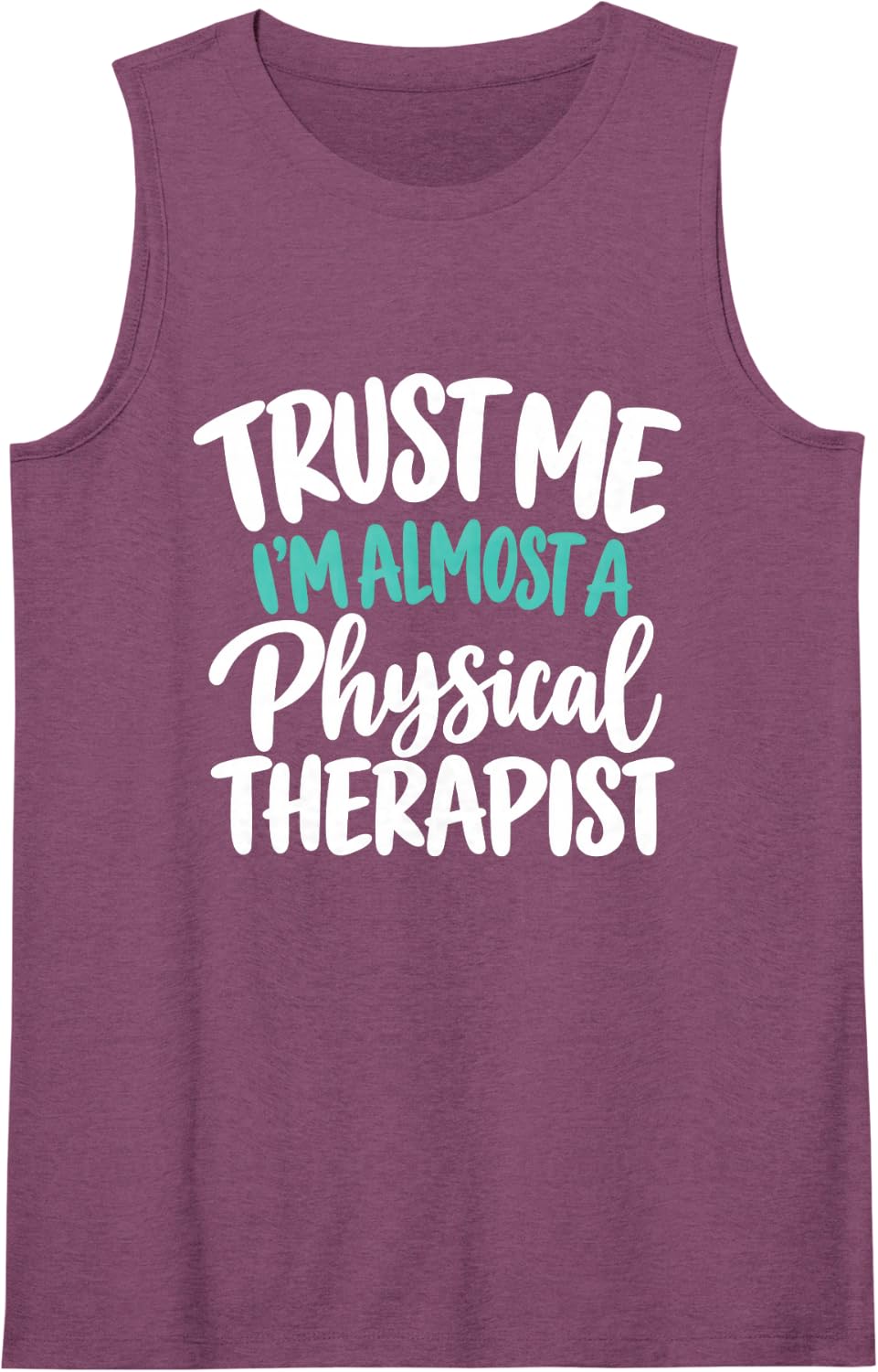 Future Physical Therapist Funny Sleeveless Tank Top - Purple
