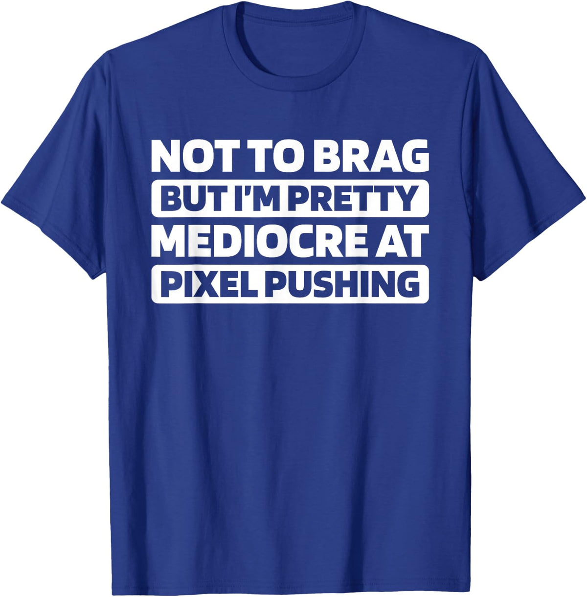 Visual - Branding Layout Graphic Designer T-Shirt - Royal Blue