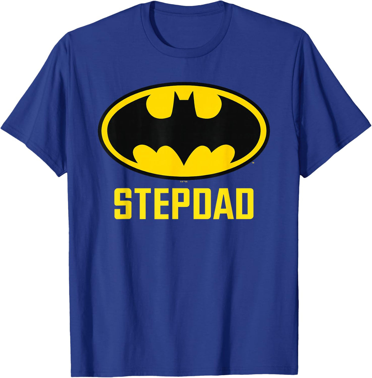 Batman Bat Stepdad T-Shirt - Royal Blue
