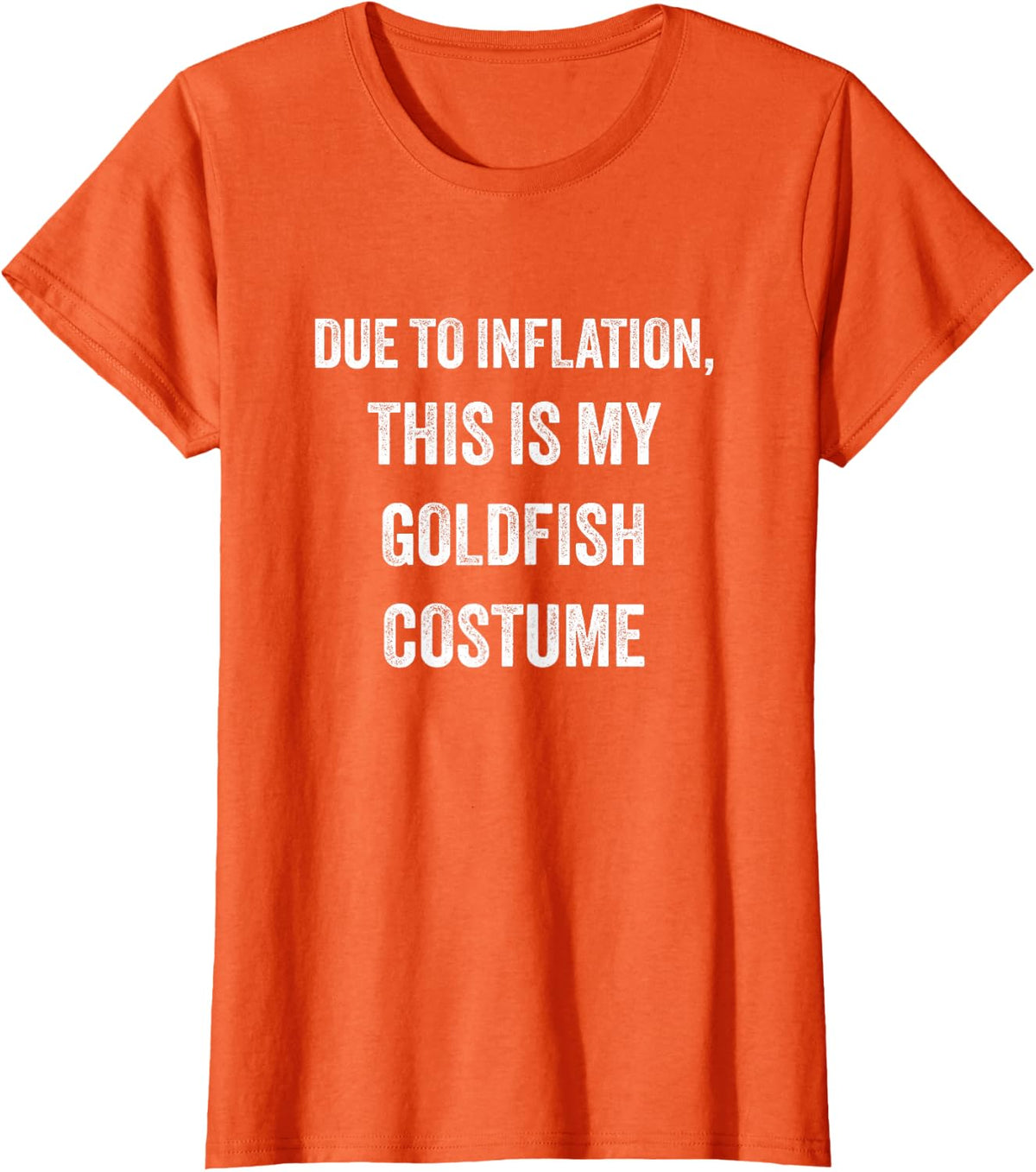 Goldfish Halloween Costume T-Shirt - Orange