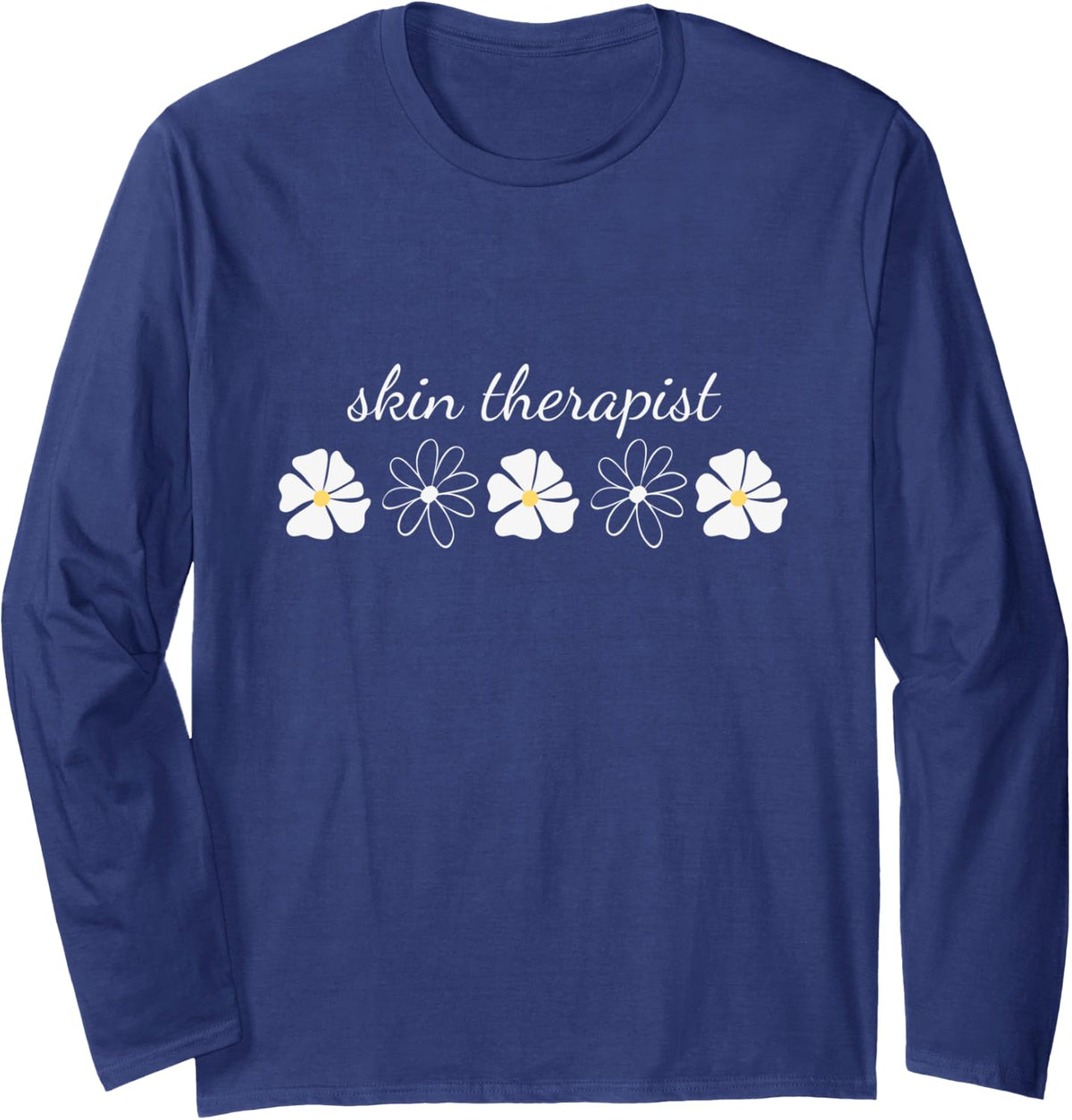 Therapy Long Sleeve T-Shirt - Adult Unisex Navy Blue