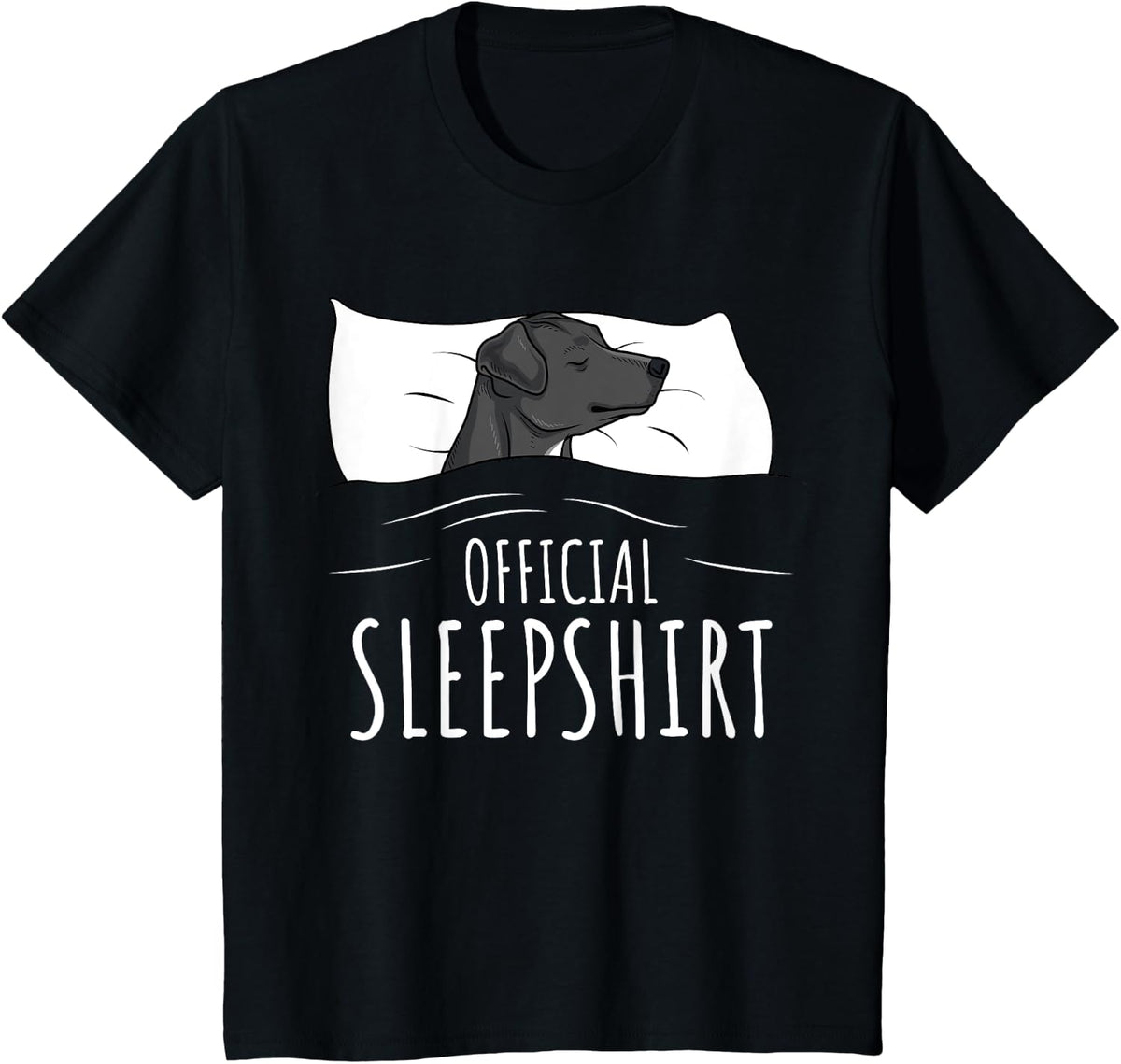 Patterdale Terrier Dog Official Sleepshirt T-Shirt - Black