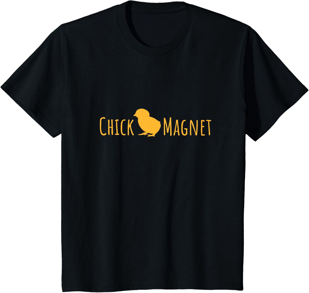 Chicken Lovers Chick Magnet T-Shirt - Black