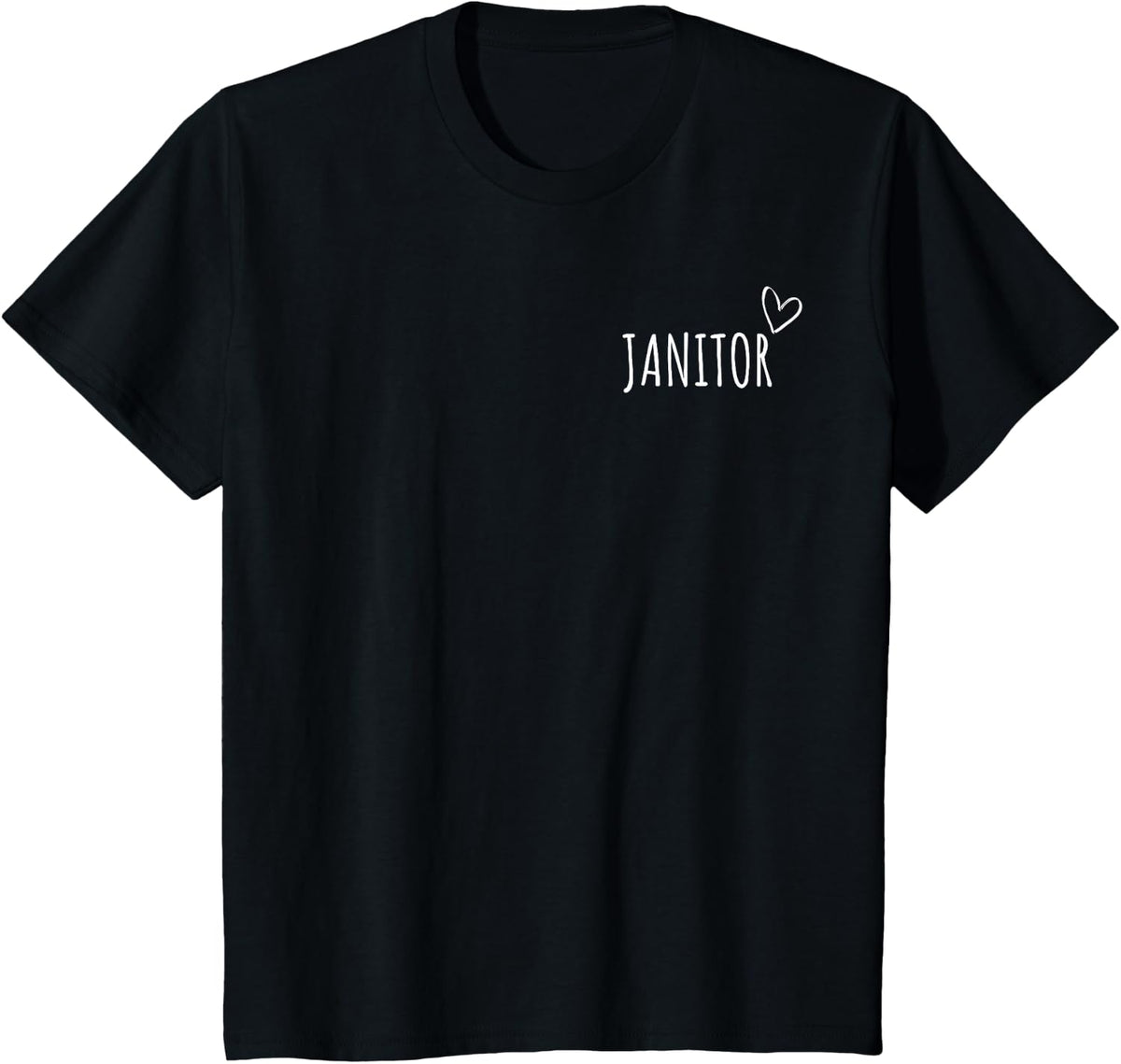 Janitor Lover Men Women Kids T-Shirt - Black