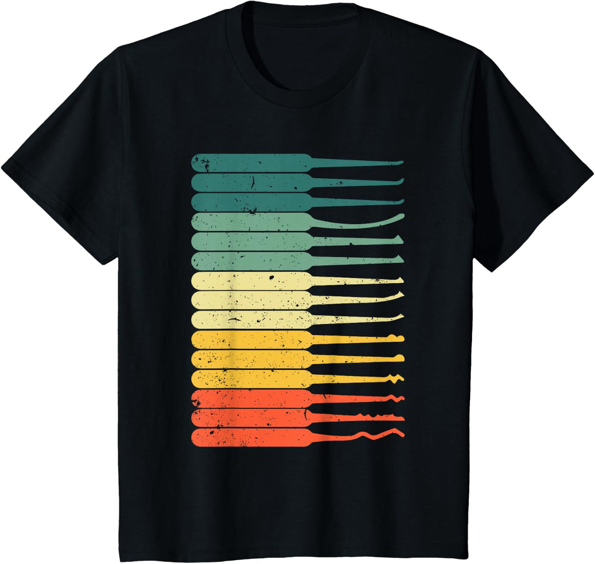 Cool Locksmith Art For Men Women Locksmith Tools Lovers T-Shirt - Black