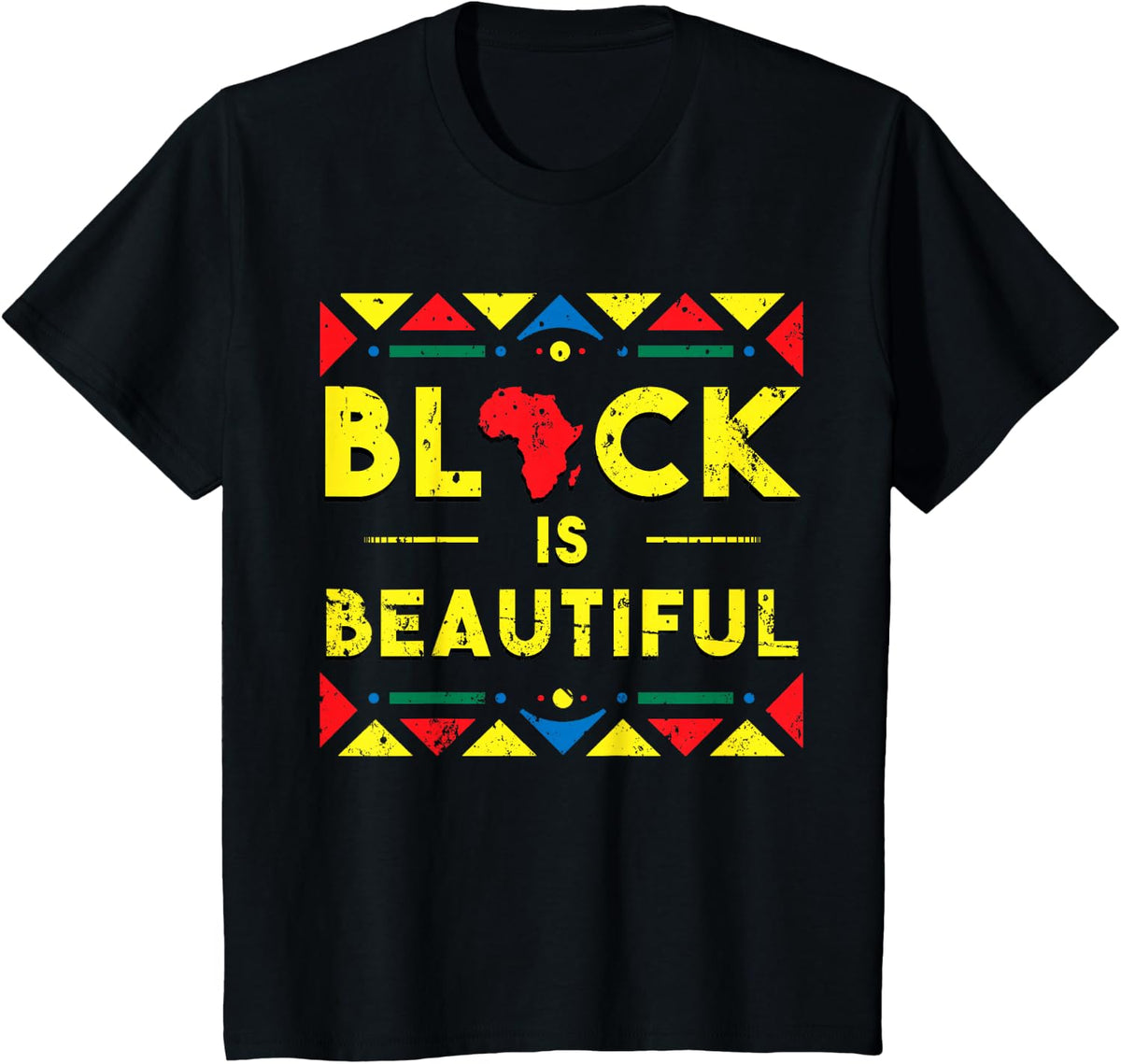 Black History Shirt Black is Beautiful African Colour Gift T-Shirt - Black