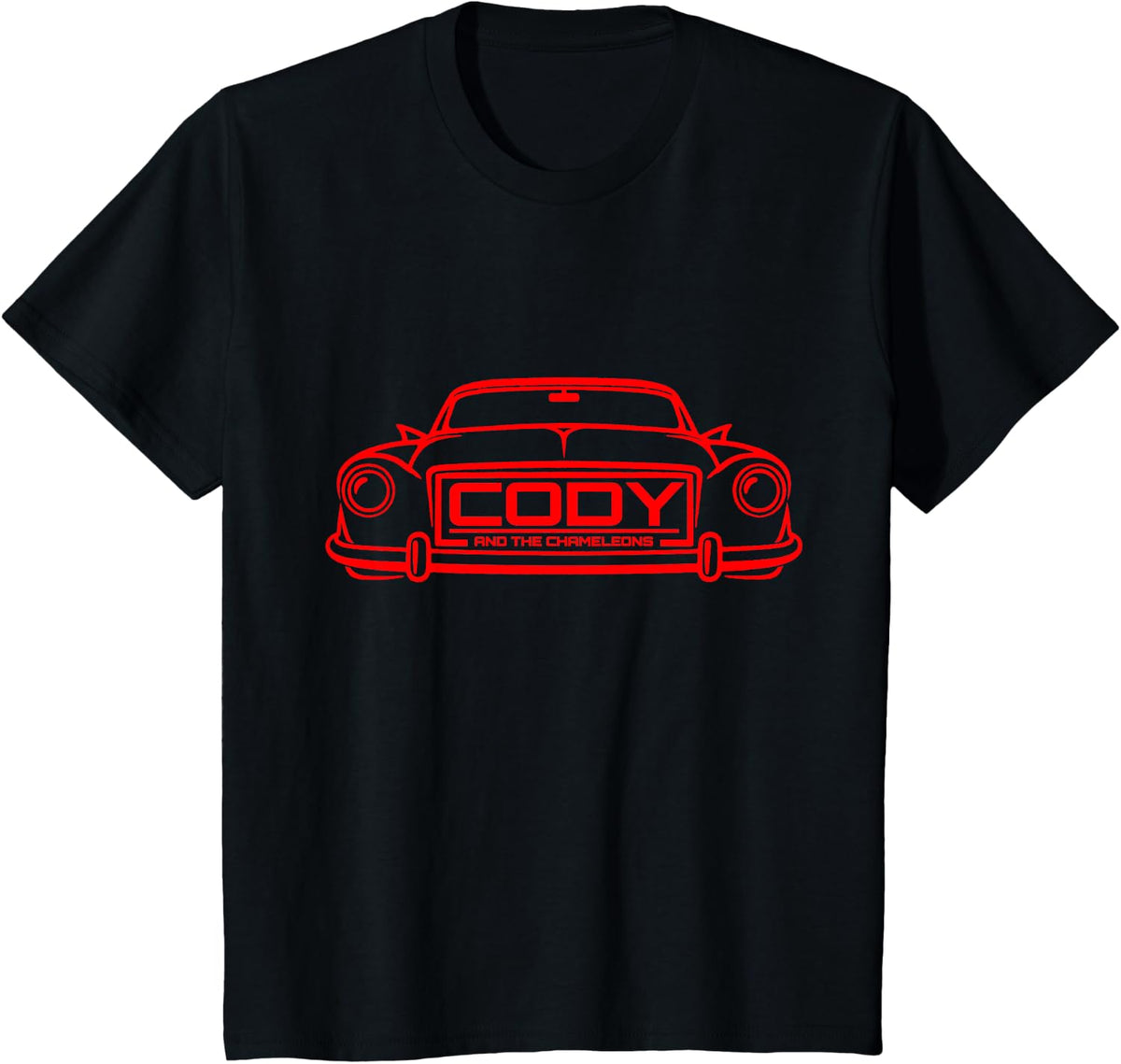 Red Car Logo T-Shirt - Black