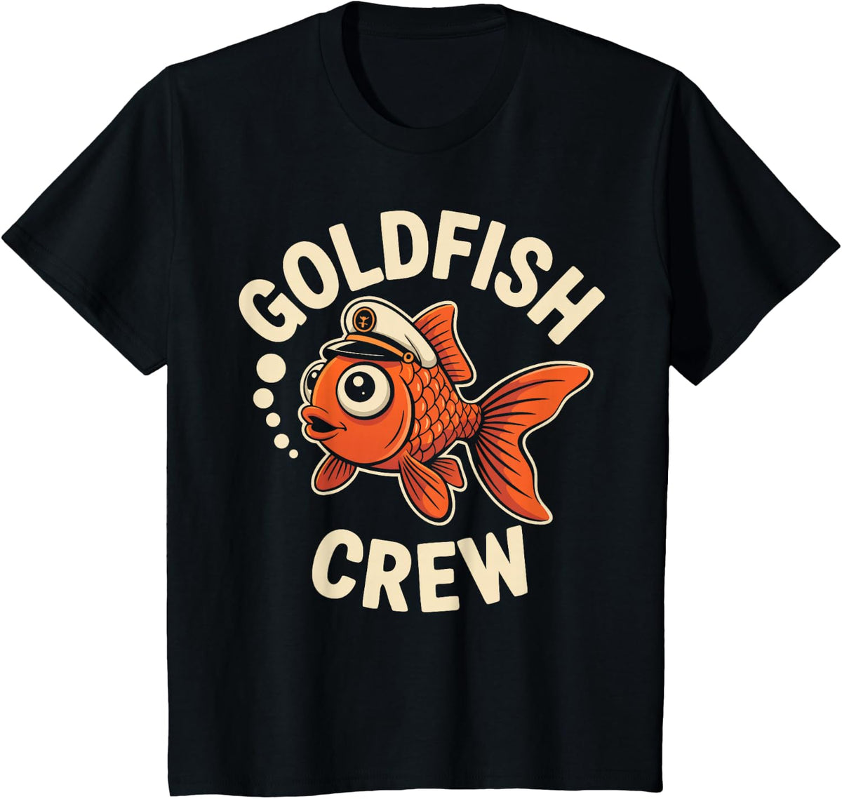 Goldfish Owner Goldfish Crew T-Shirt - Black