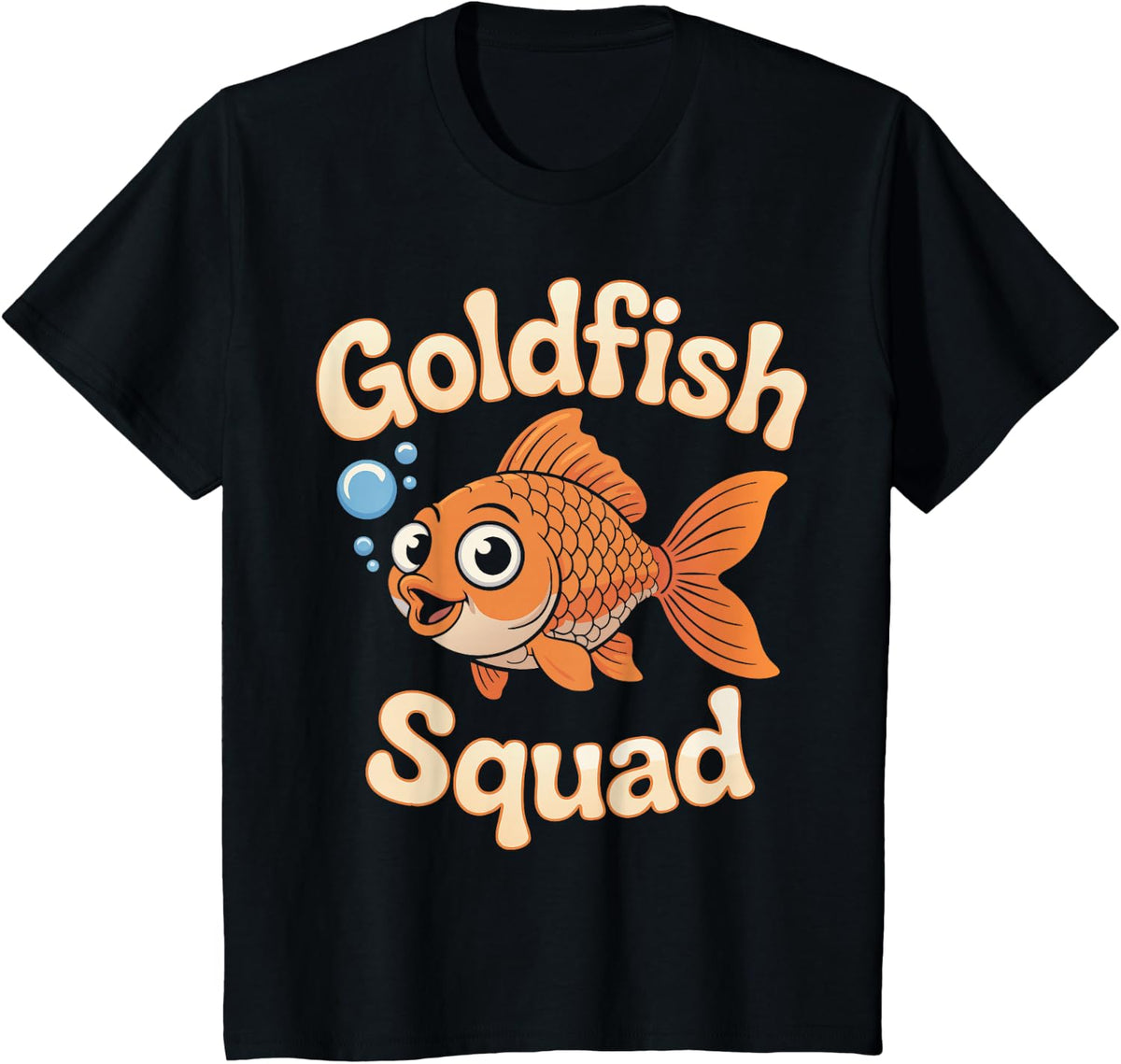 Goldfish Owner Goldfish Squad T-Shirt - Black