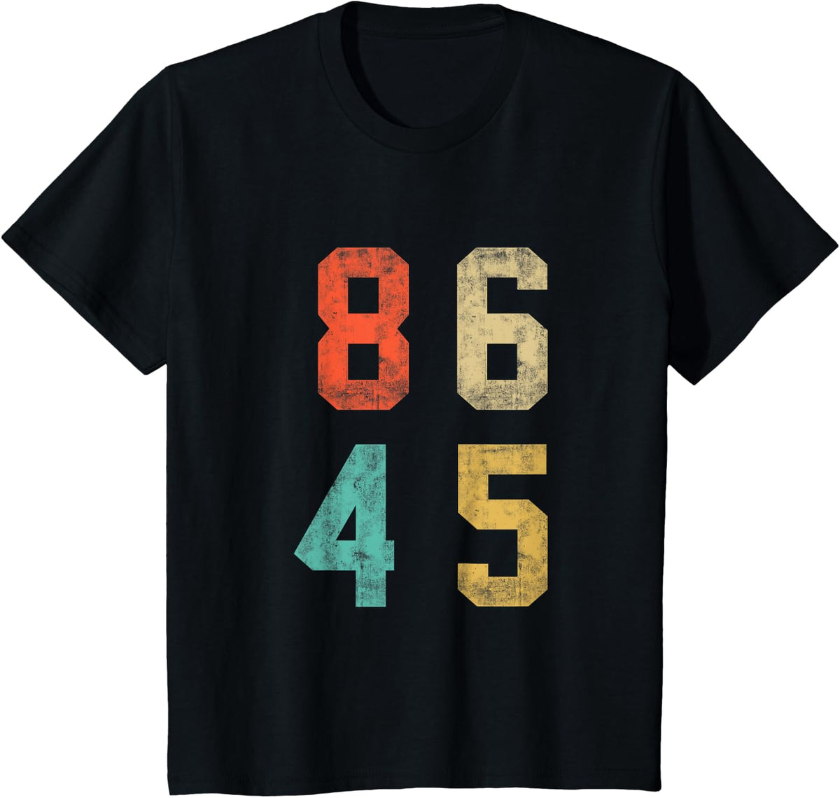 Vintage Style 86 45 T-Shirt T-Shirt - Black
