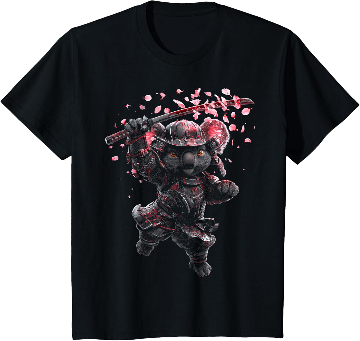 Cute Koala Lover Art T-Shirt - Black