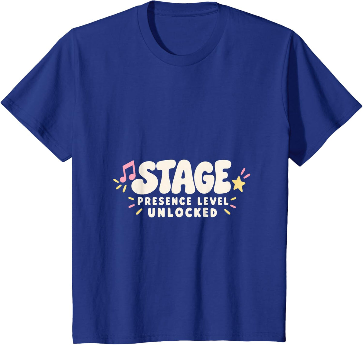 Stage Presence Level Unlocked Kpop Dancer Idol Funny T-Shirt - Royal Blue