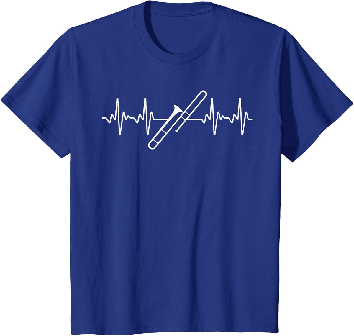 Best Trombone Art For Men Women Marching Band Trombone Lover T-Shirt - Royal Blue