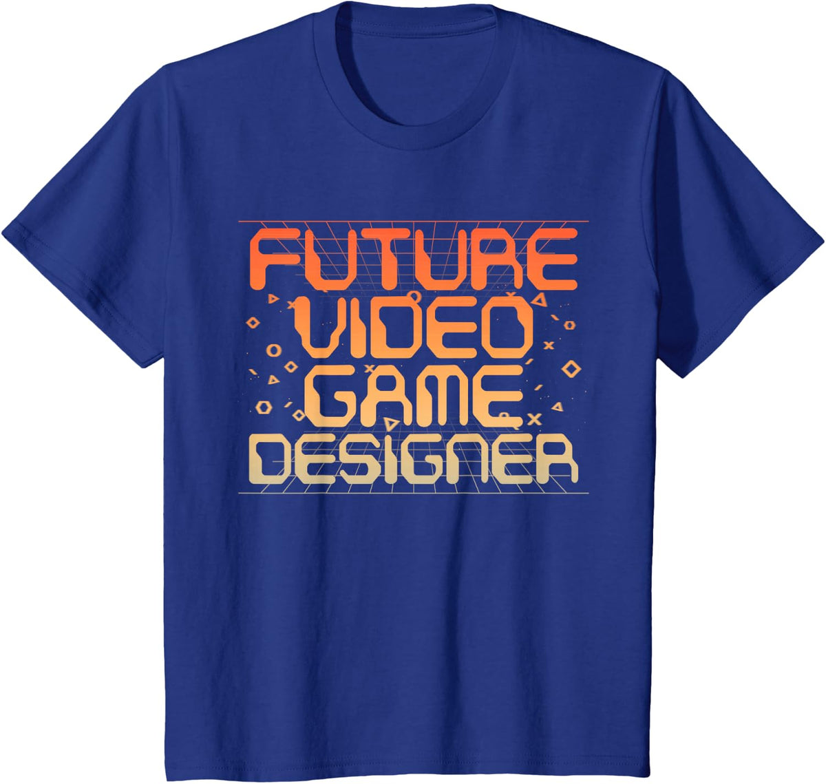 Game Designer Art for Kids Girls Gamer Video Game Designer T-Shirt - Royal Blue
