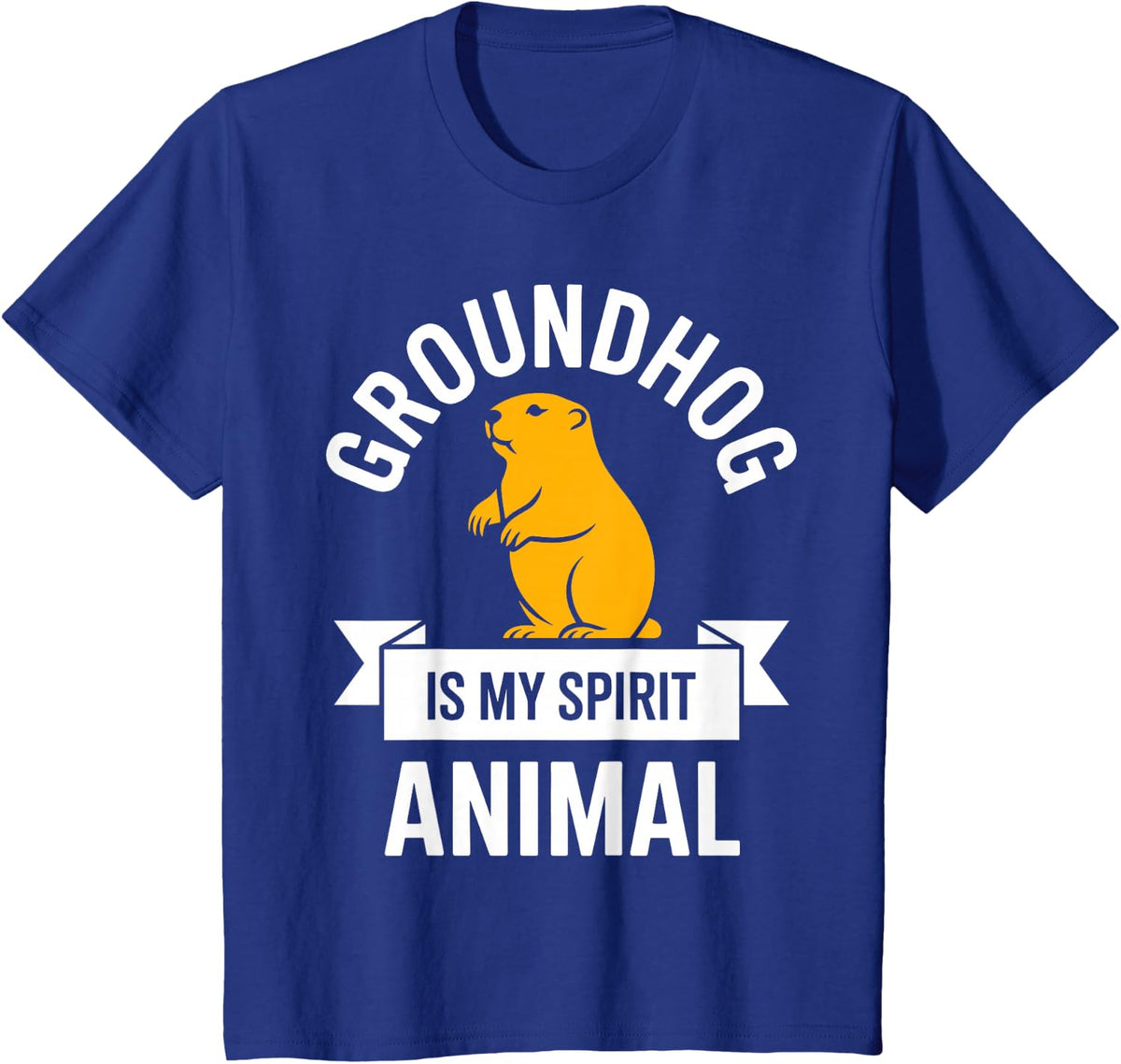 Cool Groundhog Art for Men Women Groundhog Day Lover T-Shirt - Royal Blue