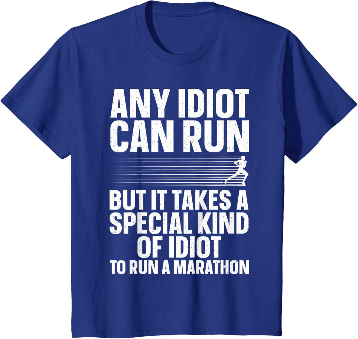 Funny Marathon Running Design For Men Women Marathon Runner T-Shirt - Royal Blue