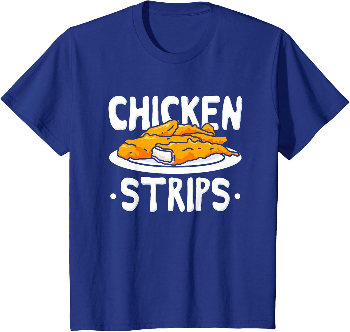 Chicken Strips Fried Chicken T-Shirt - Royal Blue