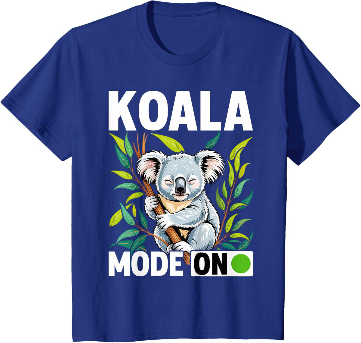 Koala Mode On Koala T-Shirt - Royal Blue