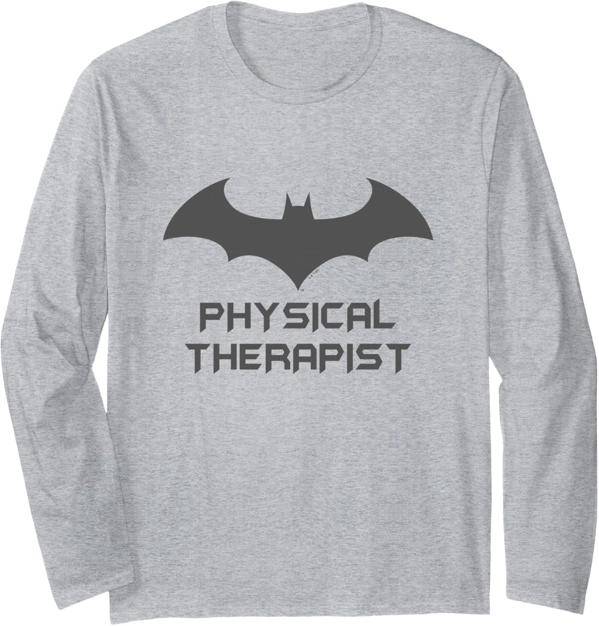Batman Hush Physical Therapist Long Sleeve T-Shirt - Adult Unisex Heather Grey