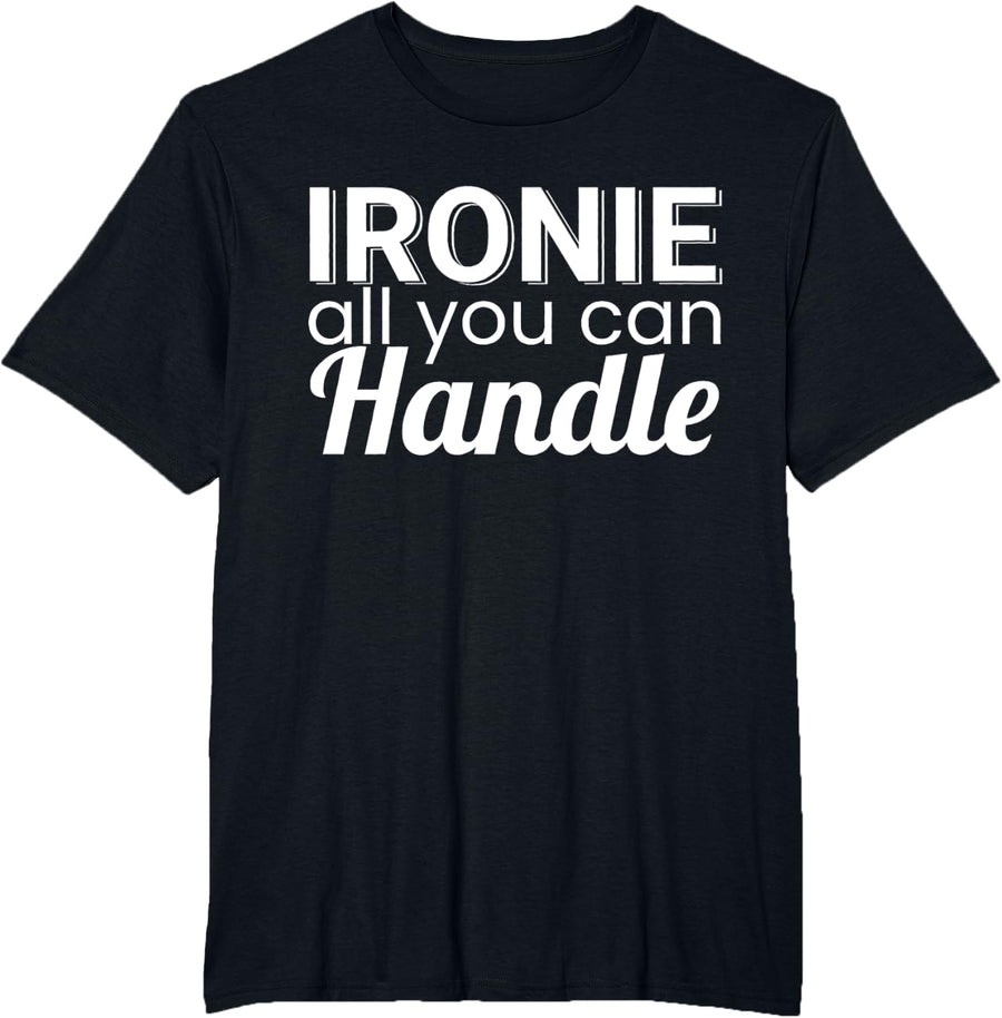 Sarcasm funny phrase T-Shirt - Black