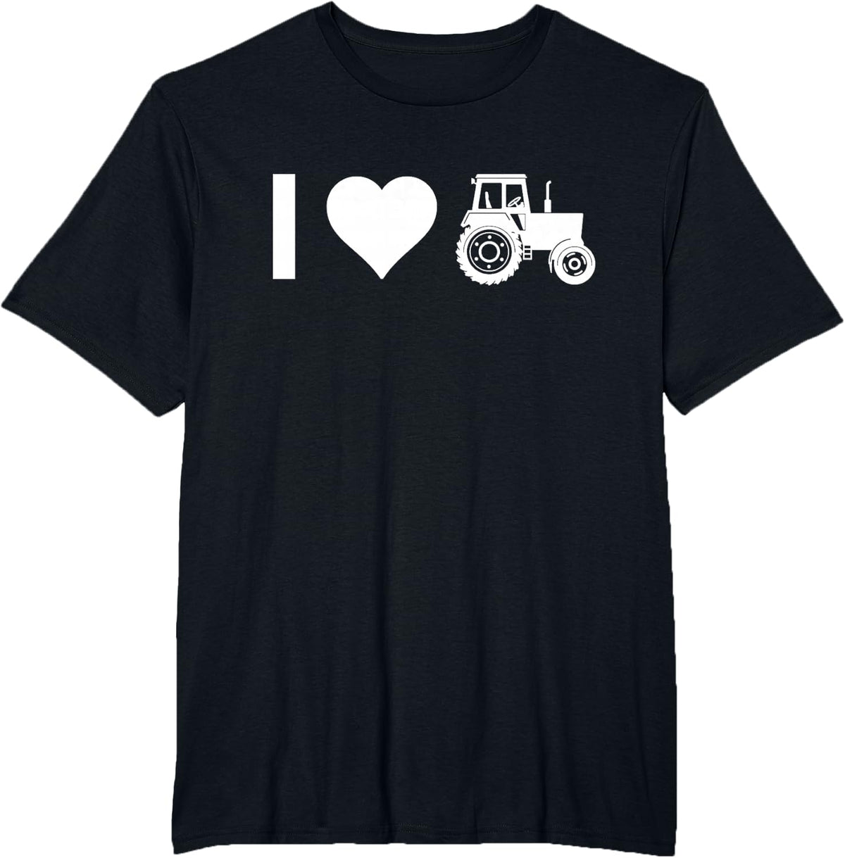 I HEART TRACTORS T-Shirt - Black