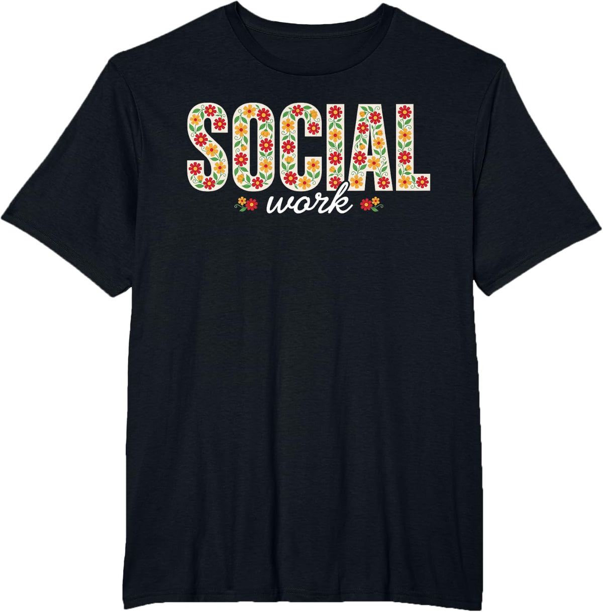 Social Worker Licensed Social Work Caseworker Service T-Shirt - Black