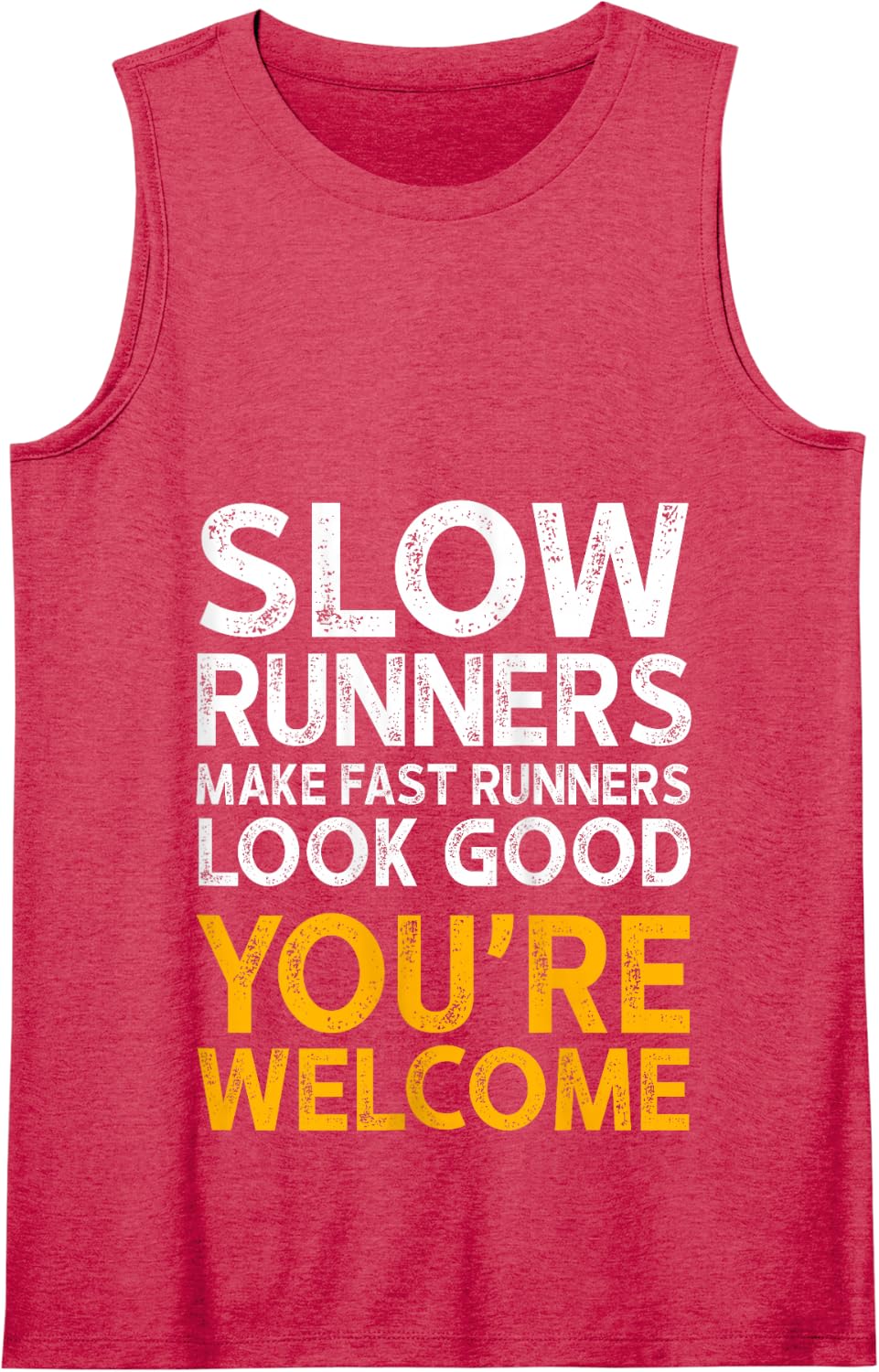 Running Quotes & Sayings for Running Team & Distance Runners Tank Top - Red
