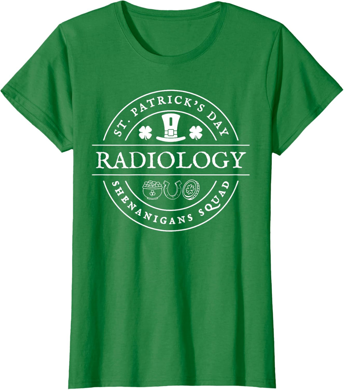 Radiology Shenanigans Squad St. Patrick's Day T-Shirt - Kelly Green