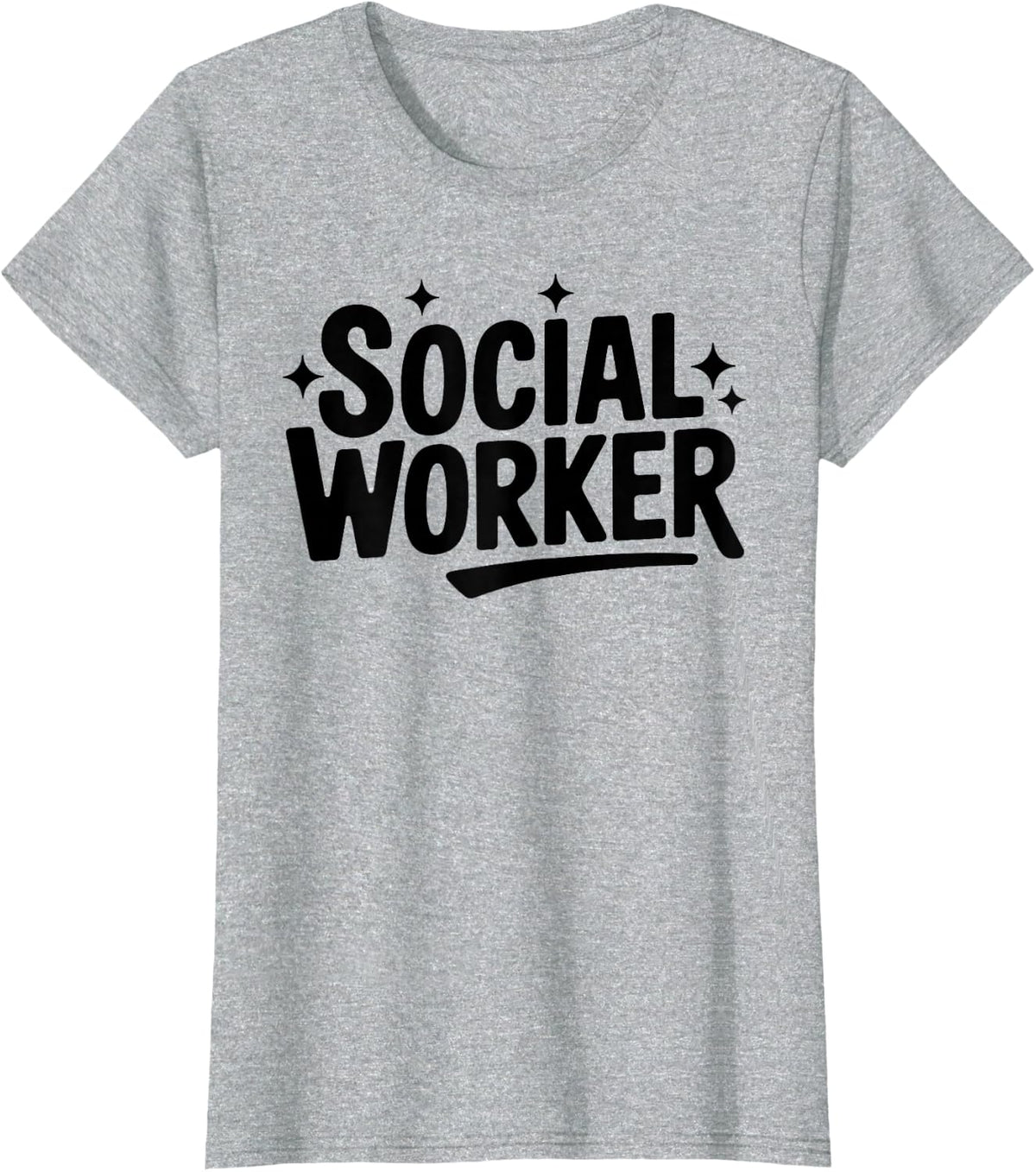 Social Worker Career T-Shirt - Heather Grey