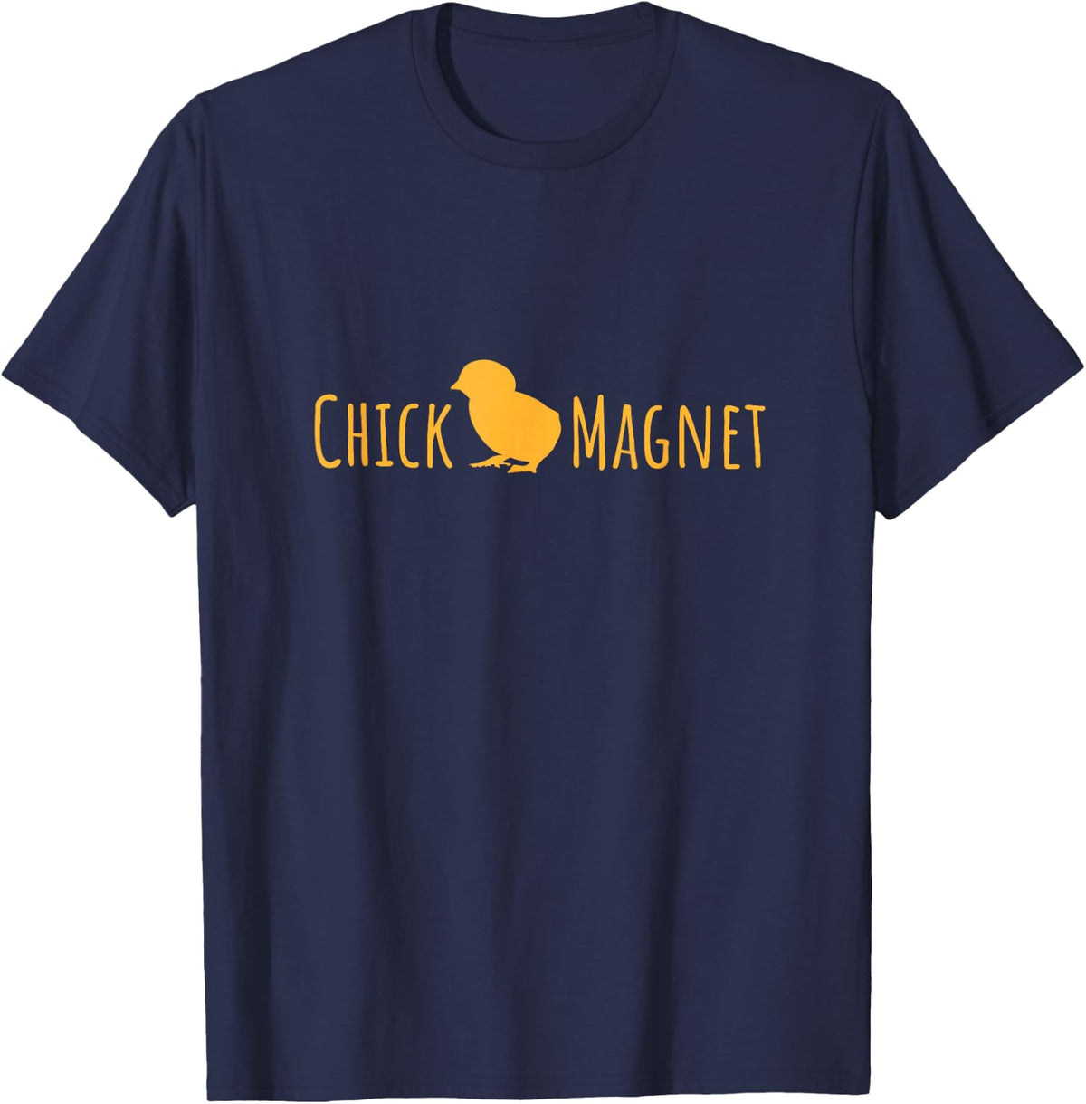 Chicken Lovers Chick Magnet T-Shirt - Navy Blue