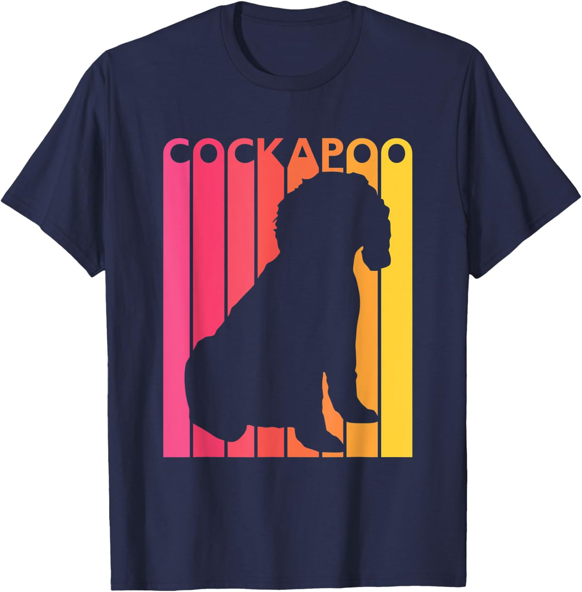 Cockapoo Shirt Vintage Dog Tee Cockapoo Gift for Dog Lover T-Shirt - Navy Blue