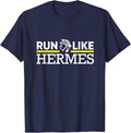 Run Like Hermes T-shirt T-Shirt - Navy Blue